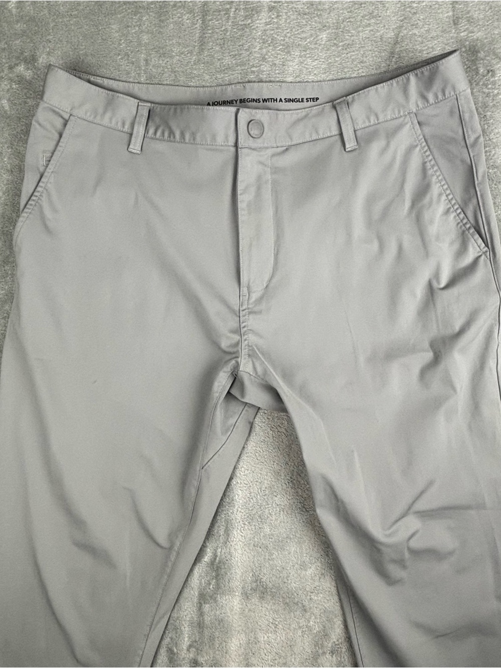 Rhone Commuter Slim Pants Mens 36 Gray Technical Stretch 36X28 Flaw - Picture 4 of 16